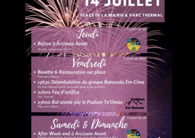 Fête du 14 Juillet Argeles-Gazost 2023 Hautes-Pyrénées